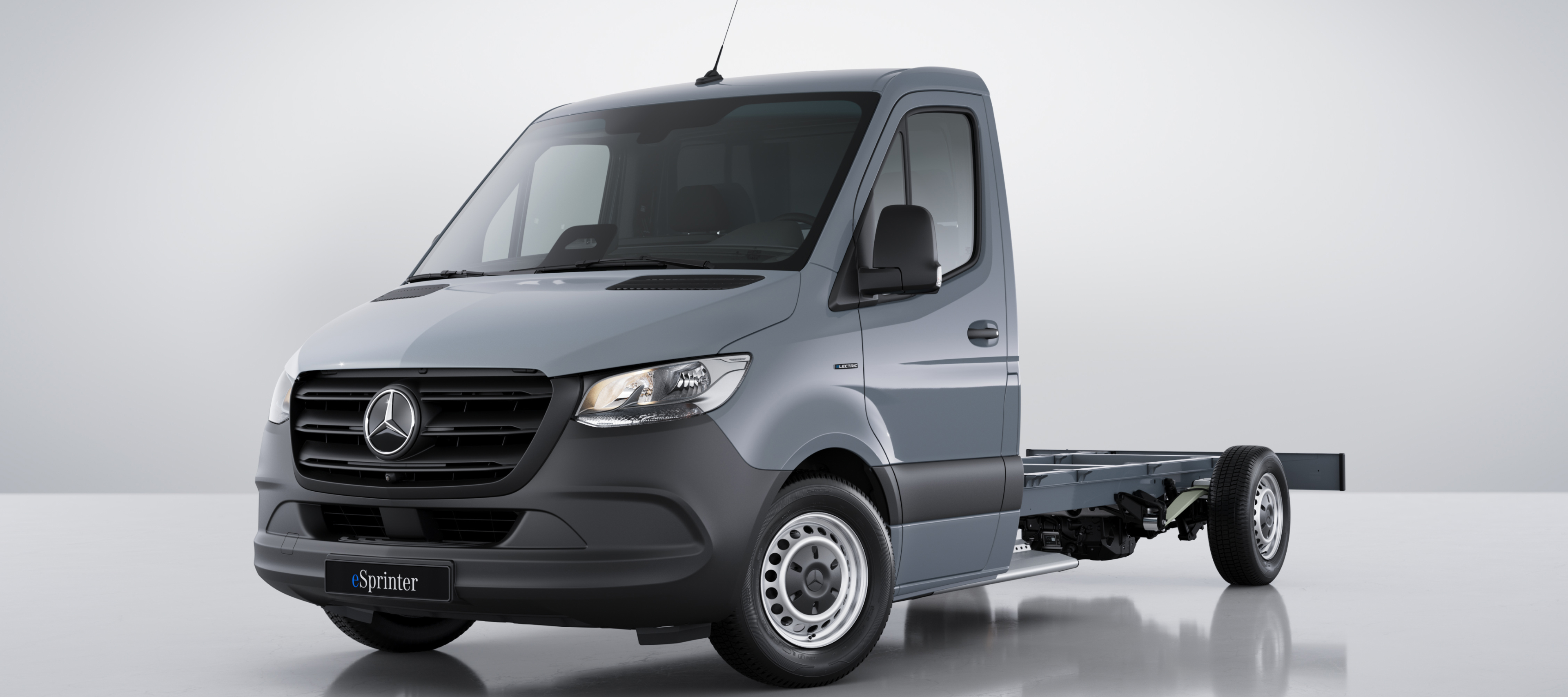 Fahrzeugvergleich | eSprinter Fahrgestell | Mercedes-Benz Das Mercedes-Benz eSprinter Fahrgestell.