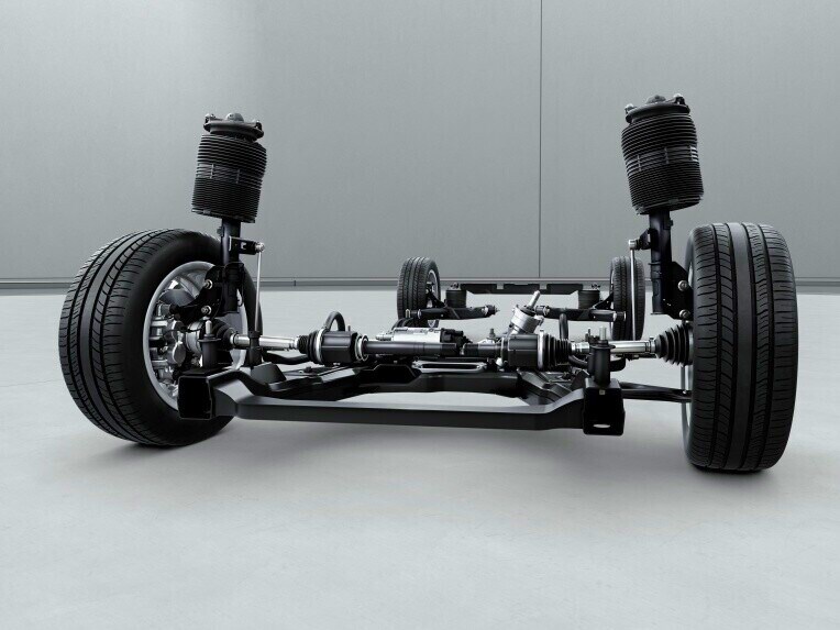 Abbildung des Mercedes-Benz Vito Chassis.