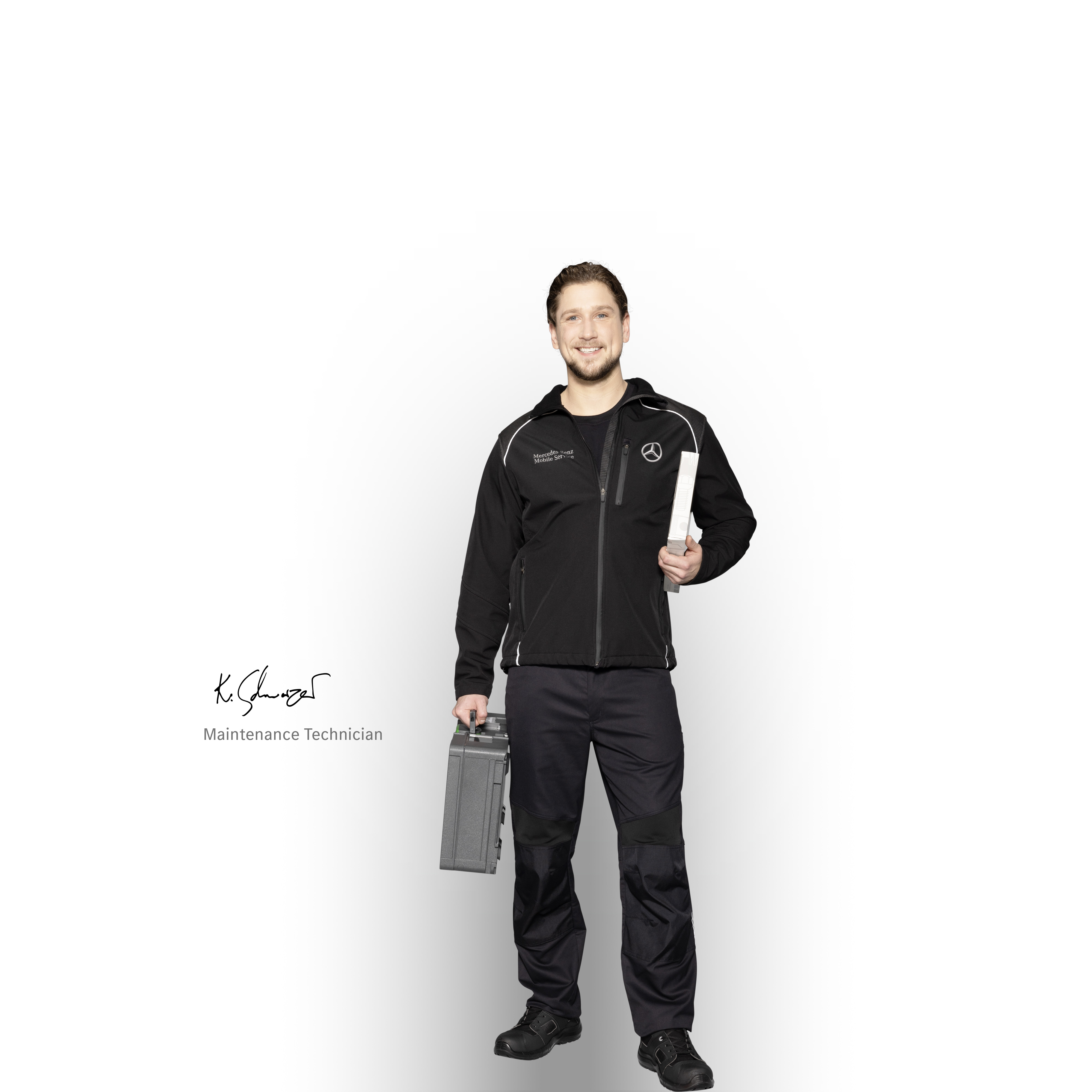 Mercedes-Benz | Transporter Service Mercedes-Benz Mobiler Service Wartungstechniker zur Unterstützung.