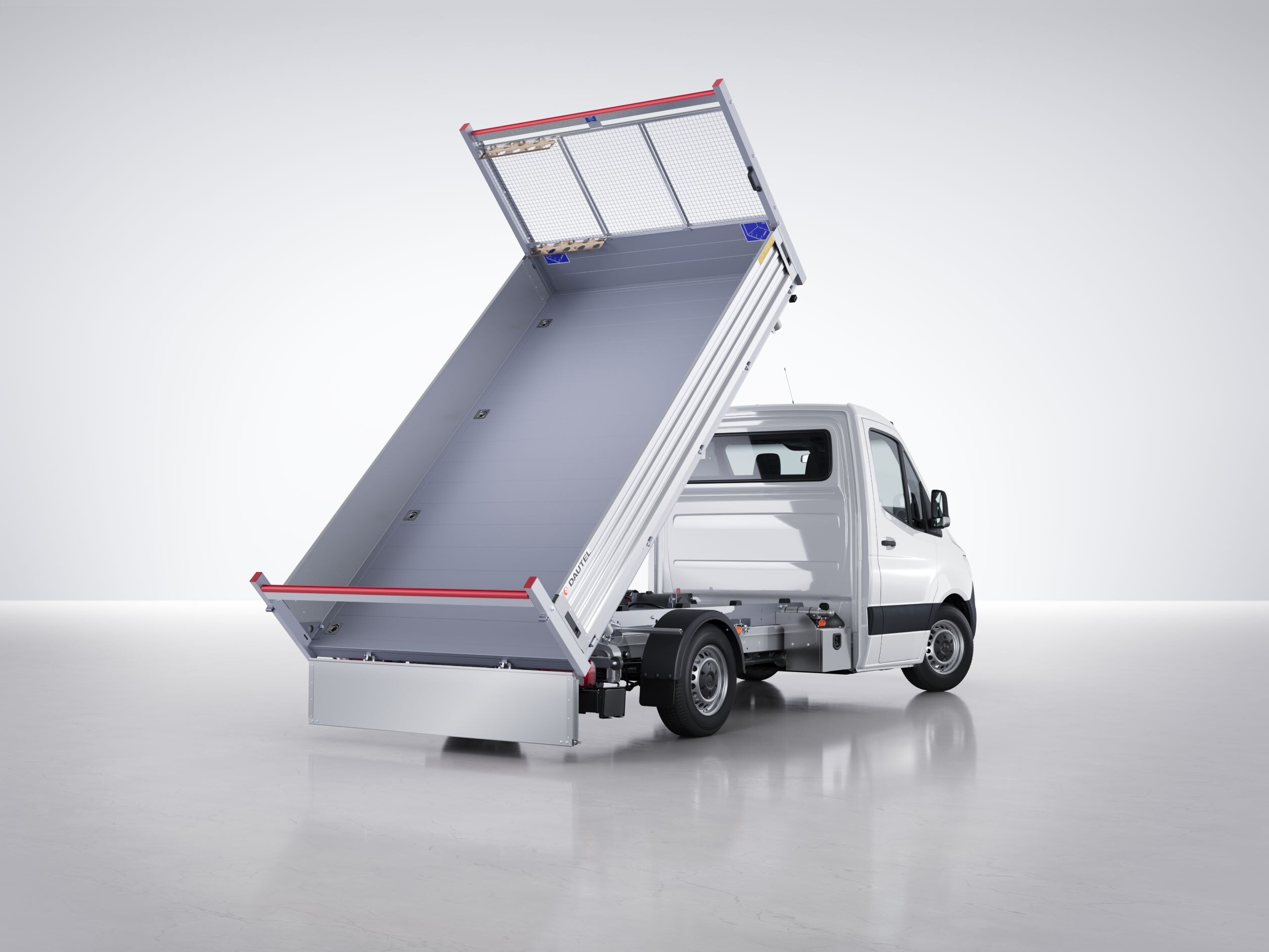 The Sprinter with three-way tipper.