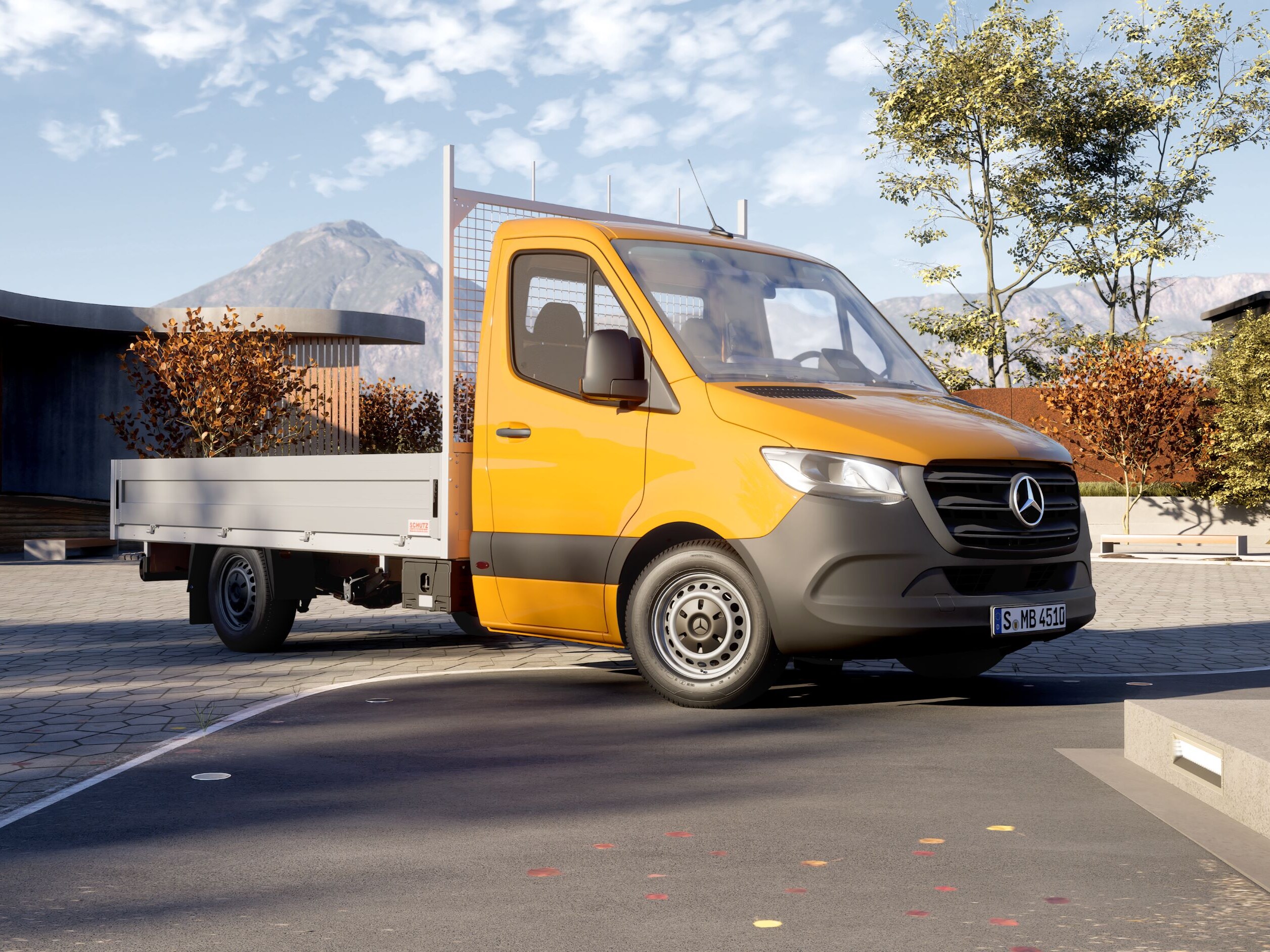 The Sprinter with platform.