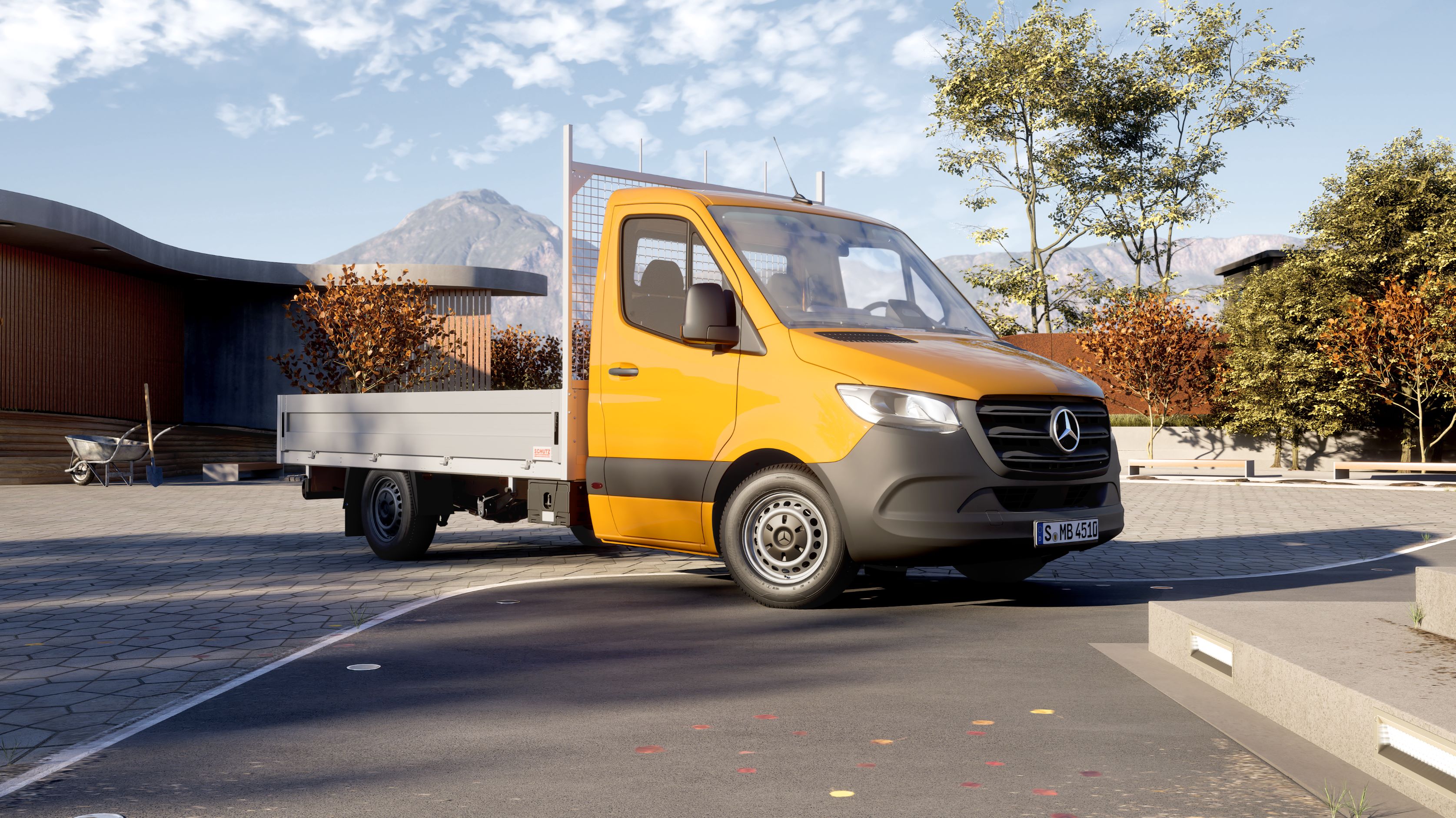 VanSolution | Sprinter | Mercedes-Benz The Sprinter with platform.
